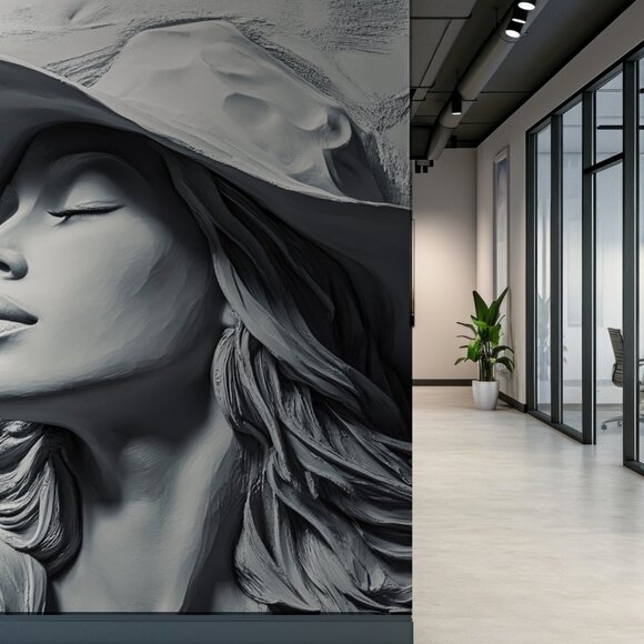 Lady In A Hat 3D Wallpaper - Picture 5 of 6